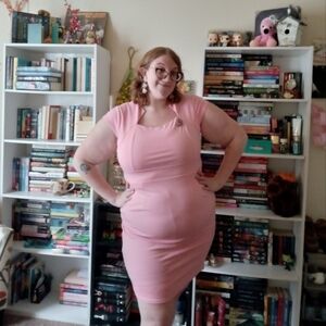Grace Karin Pink Wiggle Dress